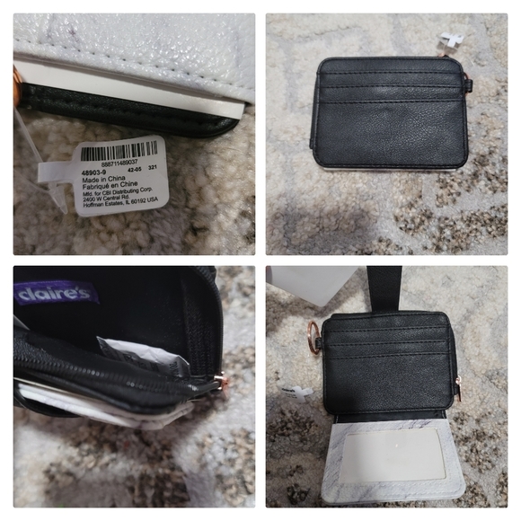 Bifold Marble Keychain Wallet - Picture 2 of 2